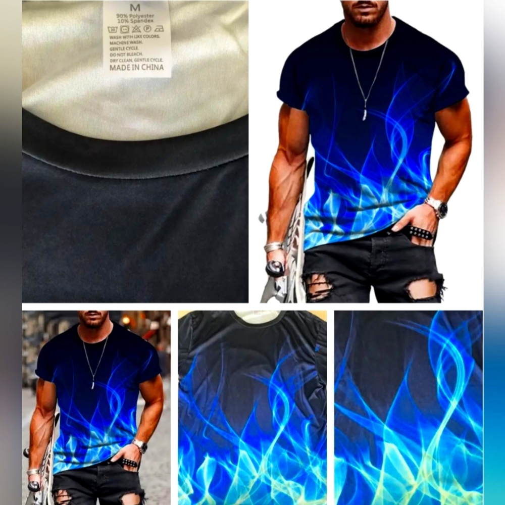 🧨Closeout Price✨️👕Men's 3-D T-Shirt